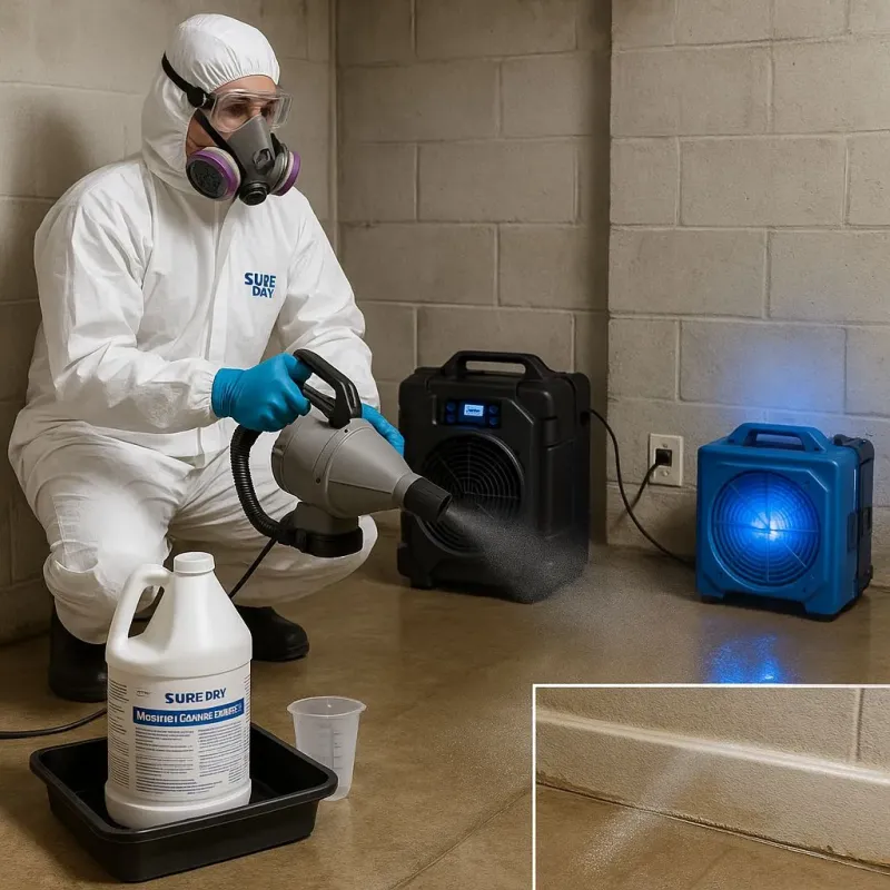 Sanitization and Odor Removal process in Camp Meeker, CA