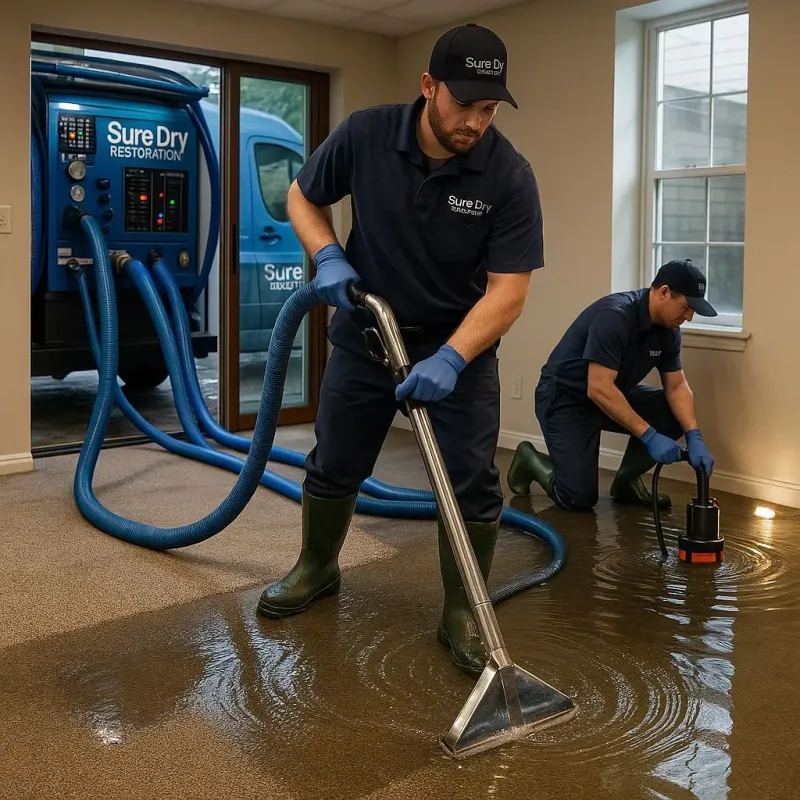 Water Extraction and Removal process in Camp Meeker, CA